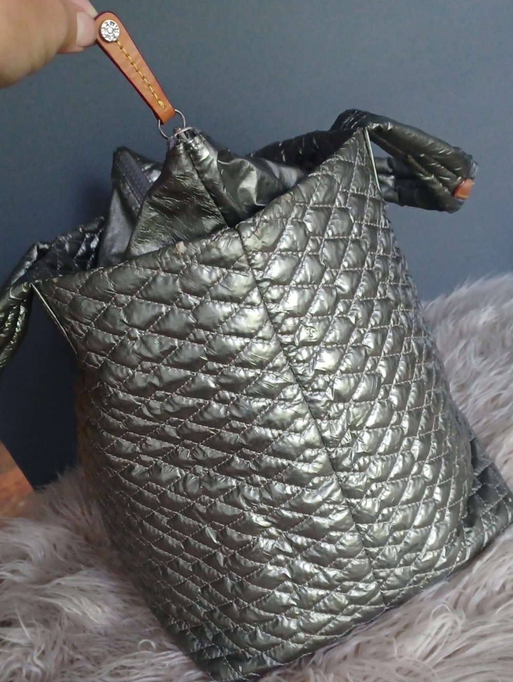 MZ WALLACE quilted Tote - Picture 11 of 16